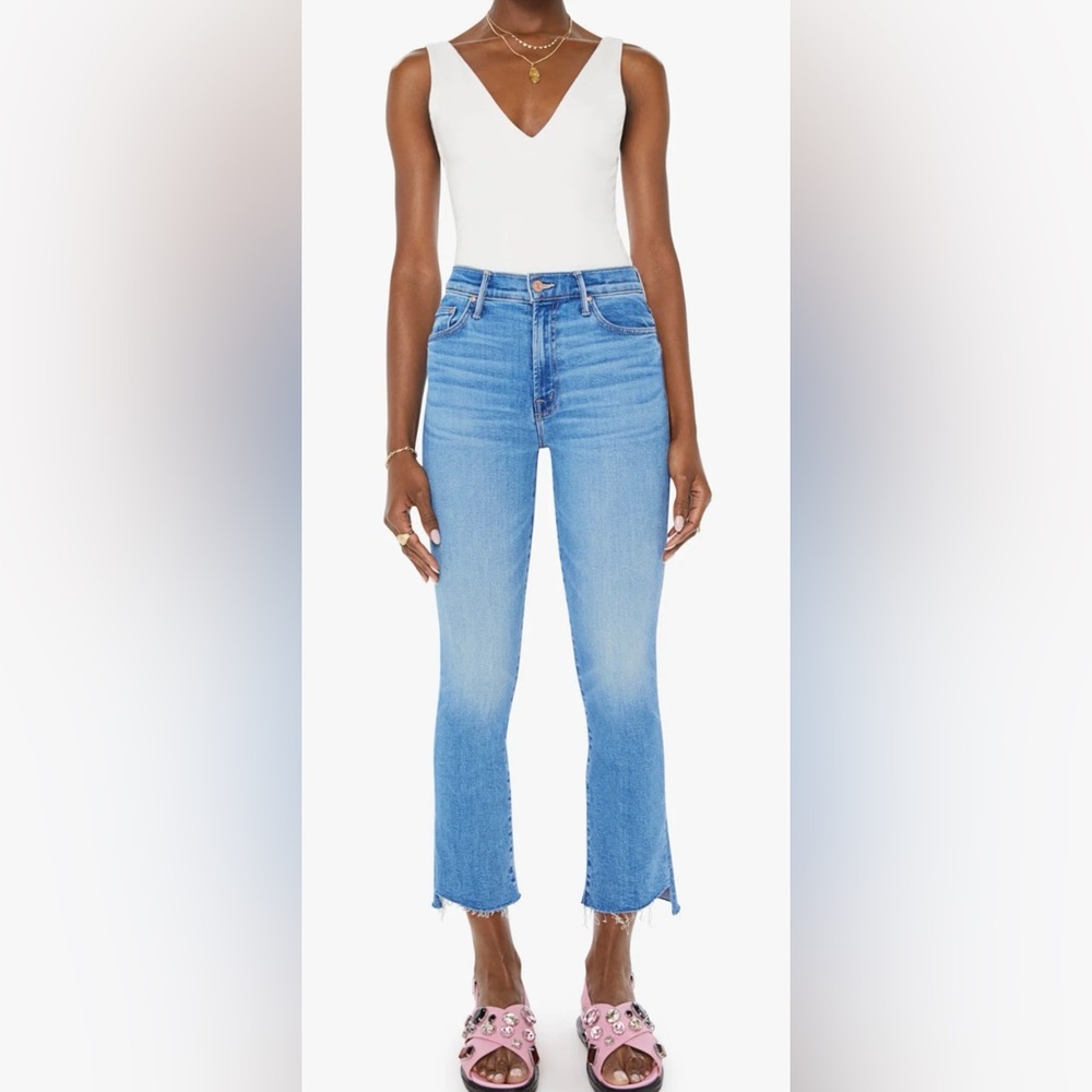 MOTHER Denim - Insider Crop Step Fray LIMITED EDITION NWT